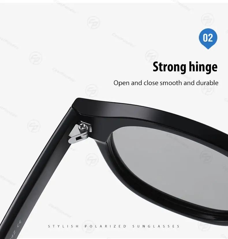 2026 Neues Markendesign Unisex-Sonnenbrille Polarisierte Photochrome Brille für Herren Modische Blendschutz-Reisebrille zonnebril dames – Detail 9