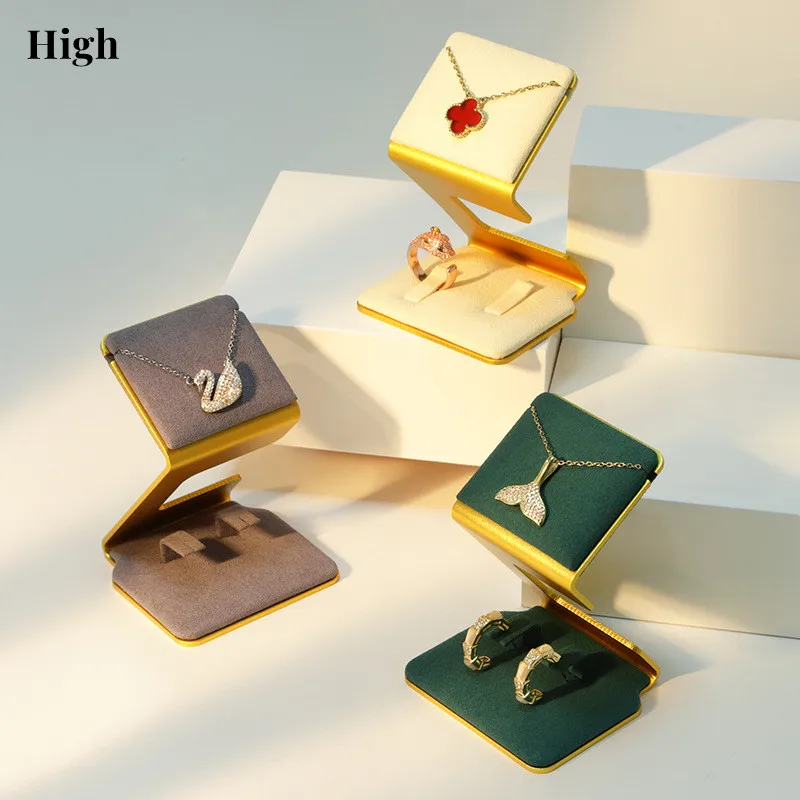 Earrings Display Holder Metal Sheet Nail Piercing Jewelry Exhibition Stand Card Ear Studs Storage Rack Organizer