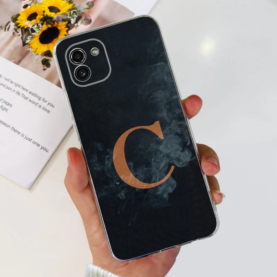 Stylish Alphabet Silicone Phone Case - Soft Protective Cover