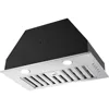 Range Hood Insert 20 Inch, Built-in Kitchen Hood 600CFM, Ducted/Ductless Convertible Stove Hood 1