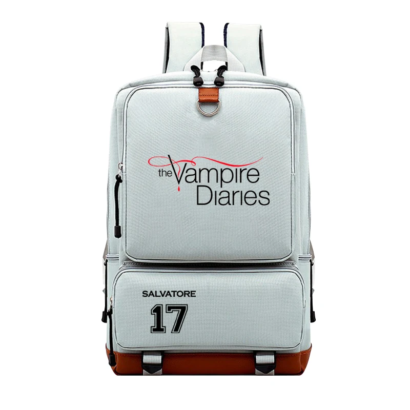 

Классный рюкзак с дневниками вампира, для мальчиков и девочек, для мужчин и женщин, сумки для книг, школьный дорожный ранец для подростков и студентов, для ноутбука