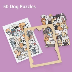 Creative Animal Shape Wooden Puzzle Games for Kids - Brain-Boosting Montessori Toy (BZS00534 A)