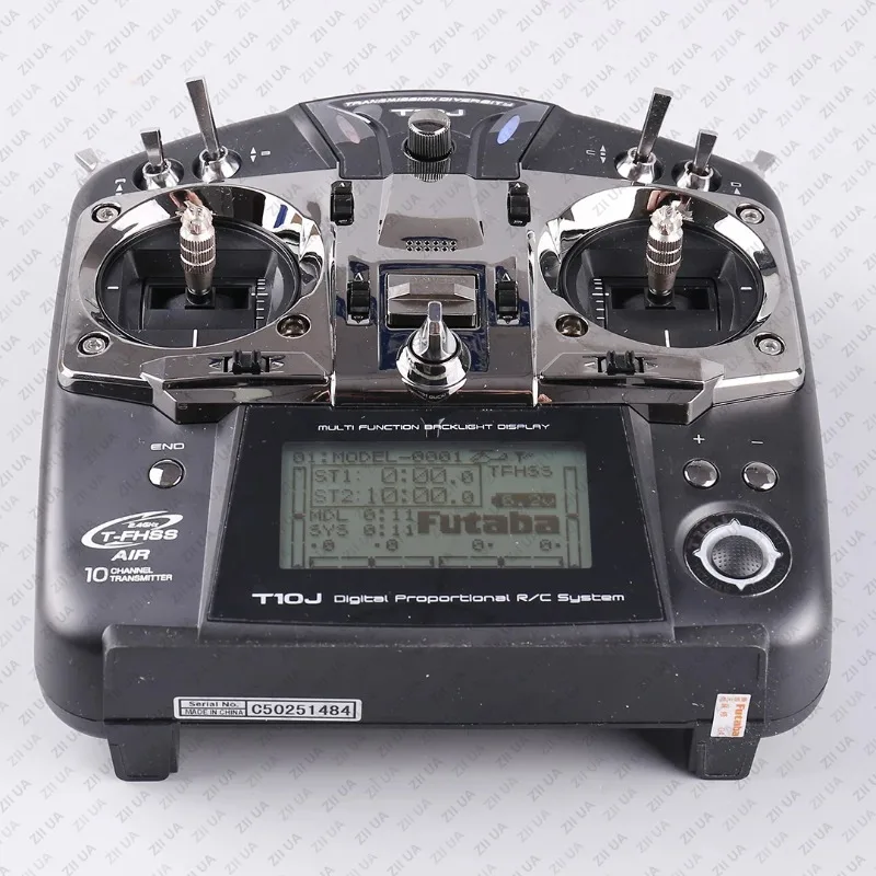 T10J 10-Channel 2.4GHz RC Transmitter Controller Set with 8CH Receiver, T-FHSS Protocol, Compatible with RC Helicopter Drone thumbnail 5