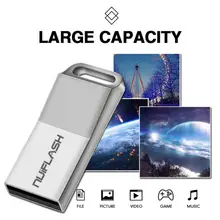 

Nuiflash 4-128GB Metal Mini USB 3.0 Flash Drive Memory Stick Pen U Disk for PC