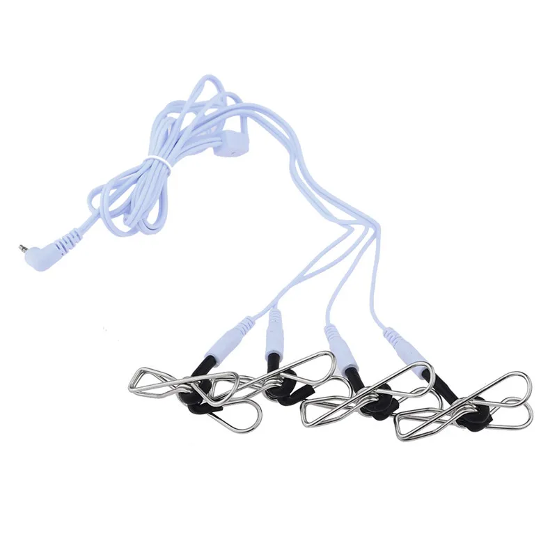Stimulator Clitoris Massage Breast Accessory Electric Shock Nipple Clamps Sex Products Medical Themed Toys Sex Toys For Couple