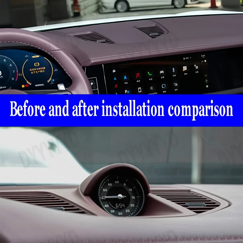 LCD Stopwatch for Porsche Panamera 976 2024+ Car Dashboard Sport Chrono Clock In