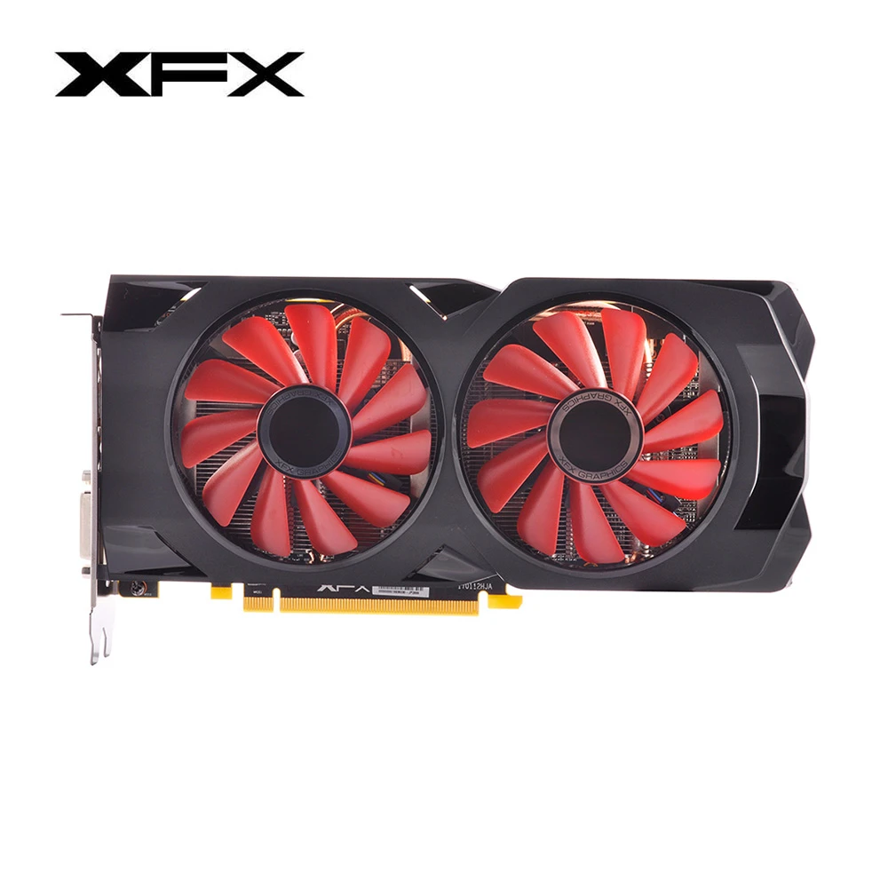 Original XFX Radeon RX 580 8GB Graphics Cards GDDR5 256bit Gaming Video Card DirectX 12 Desktop Computer GPU DVI-D/HDMI/DP good pc graphics card