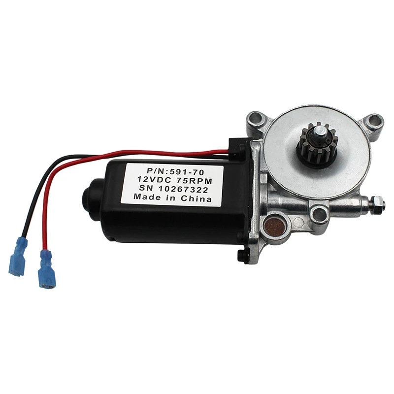

Auto Accessories RV Power Awning Replacement Universal Motor DC With Way Connector Power Awnings Compatible 266149