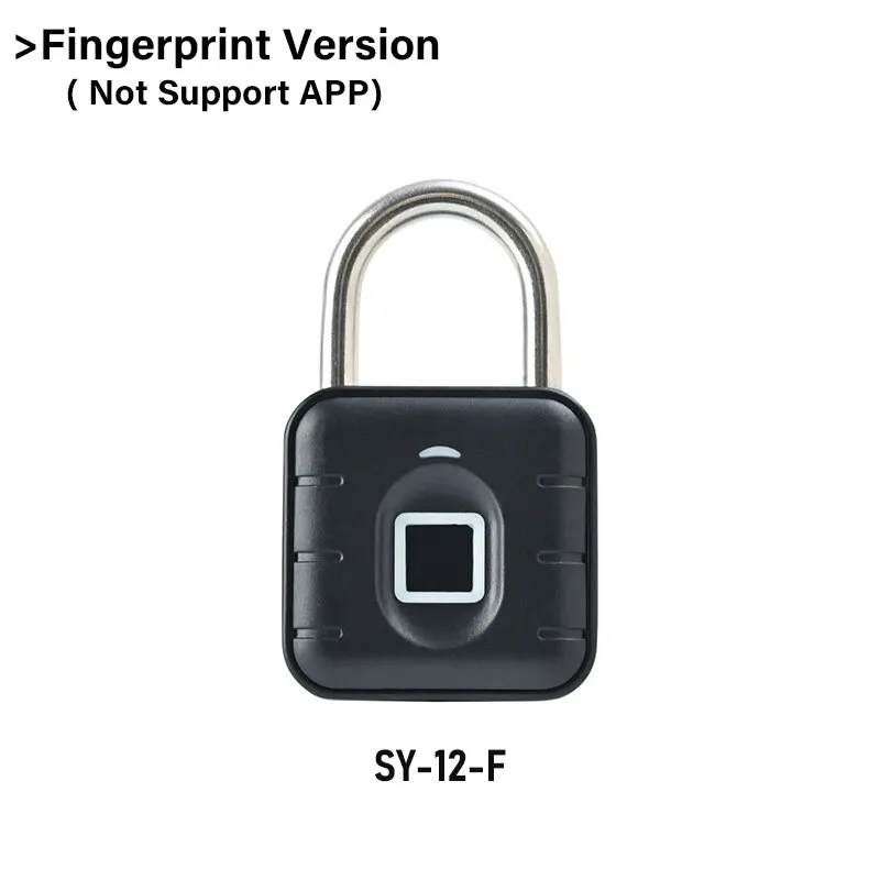 Smart Bluetooth Fingerprint Padlock with Tuya Integration and Digital Remote Access