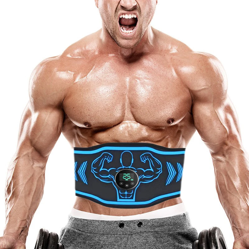 Abdominal Muscle Stimulator ABS Toning Belt EMS Muscle Stimulator Men Women Fitness Training Body Shaping