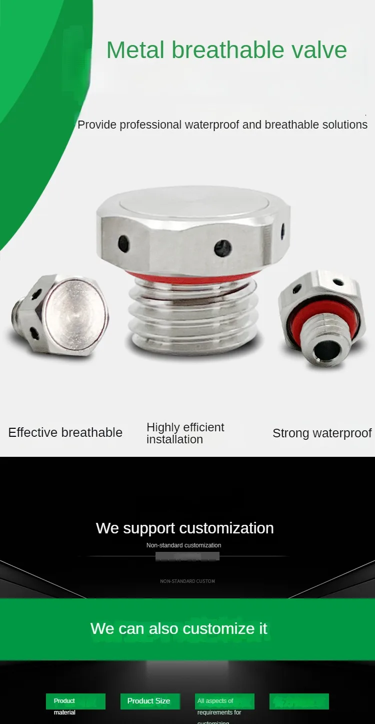 Description Picture 2 of itemStainless Steel M12 Fermenter Exhaust Valve with Brass-nickel Plated Core Vents for Breathing and Pressure Relief