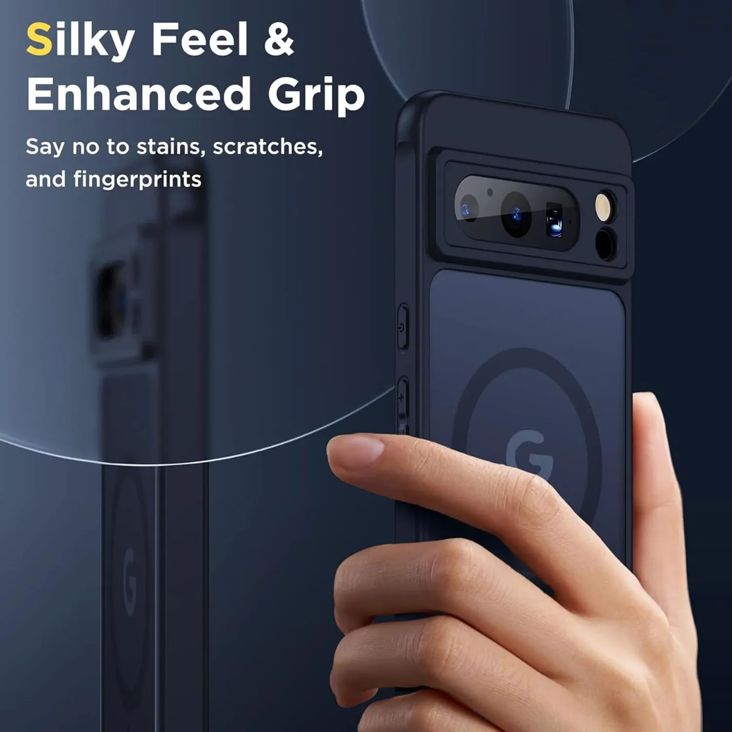 Rogfer Google Pixel 8 Pro Dg İçin. Kahverengi , Boyut:google Pixel 8 Pro İçin Ma