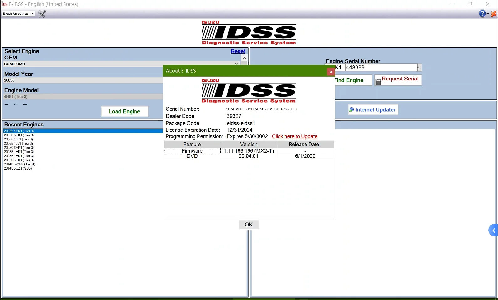 isuzu E idss diagnostic software