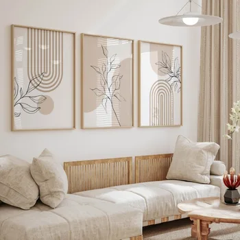 Neutral Boho Wall Art Prints 1