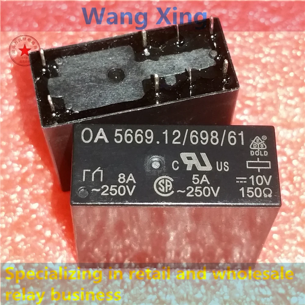 

OA 5669.12/698/61 10V 8A250V Electromagnetic Power Relay 8 Pins