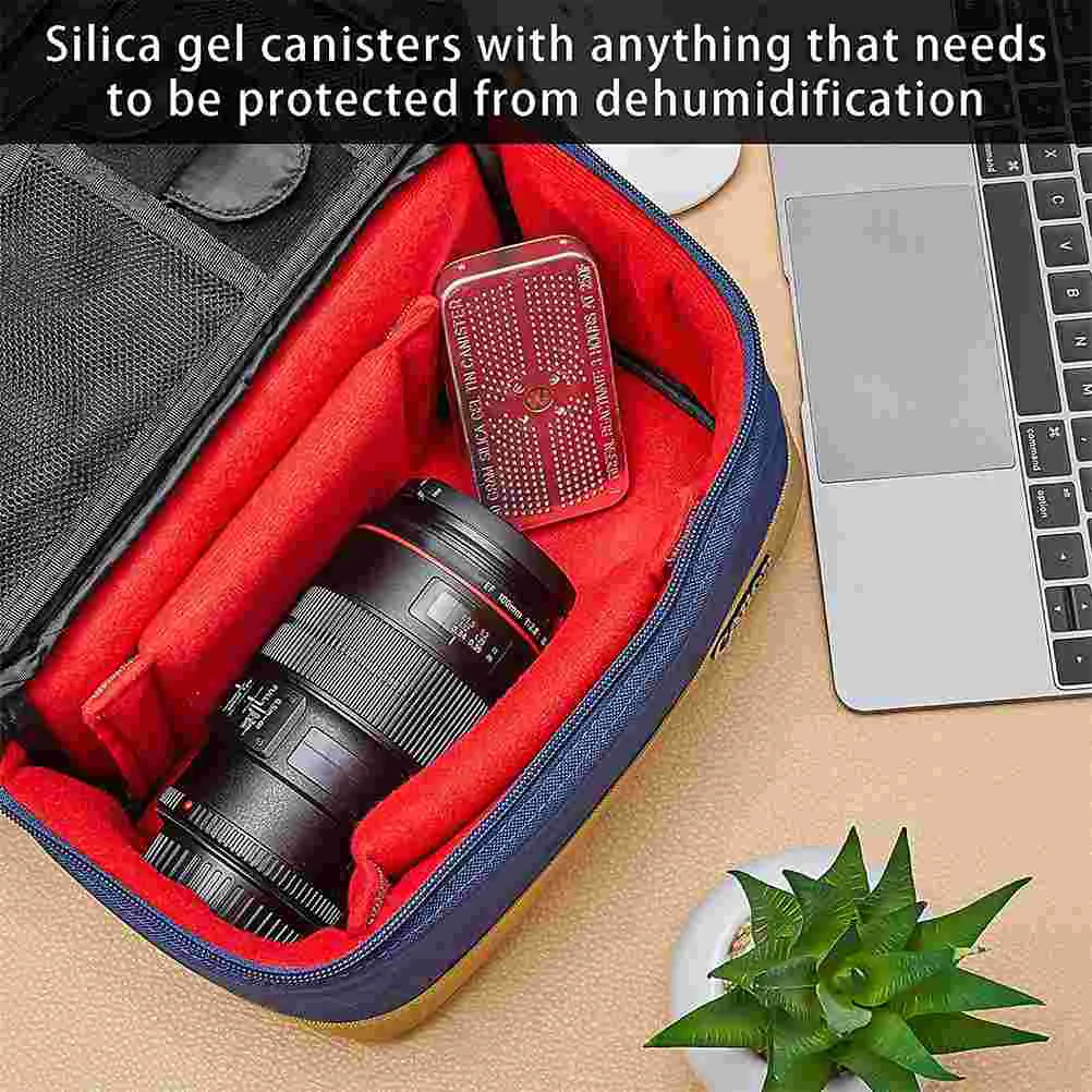 5 Pcs ange Silica Gel Desiccant Reusable Beads Safe Moisture Absorbers Wardrobe Dehumidifier Packs Camera Shoe Cabinet Dry