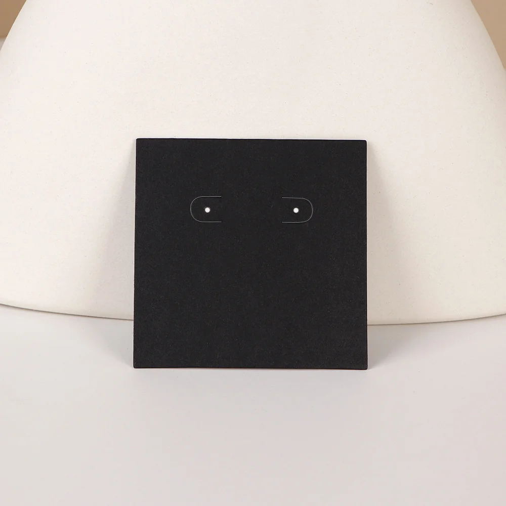 100 Stück Luxuriöse Anpassbare Schmuck-Papierkarten für Ring, Ohrringe, Anhänger, Modische Papierverpackung für Damen, Hochzeitsgeschenk, Präsent – Detail 3