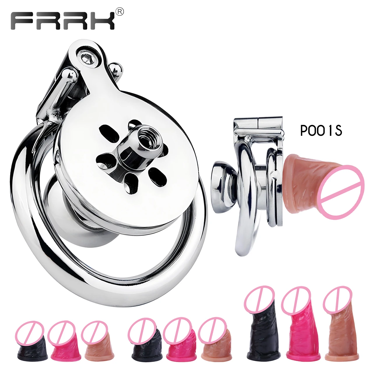 Penis Chastity Cage Stainless Steel for BDSM