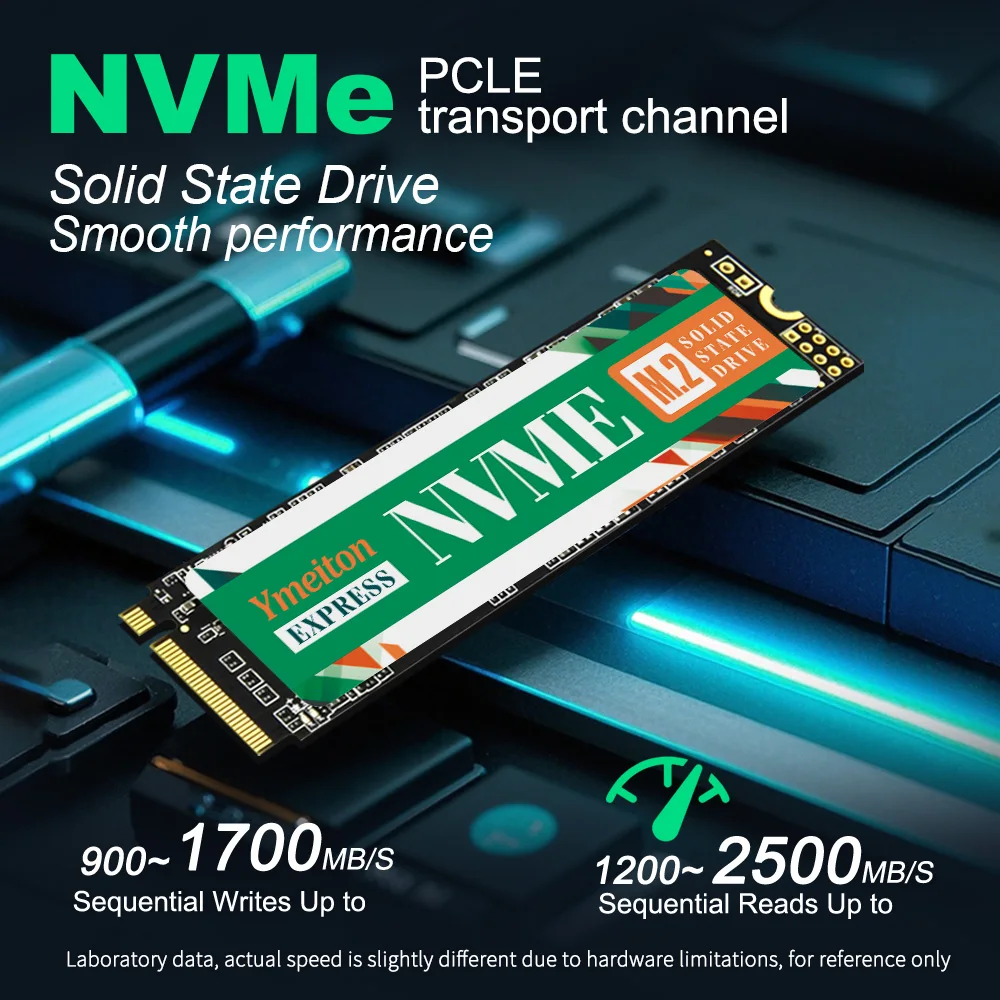 Ymeiton 5PCS NVMe pcie Hard Disk 120GB 256GB 512GB 1TB