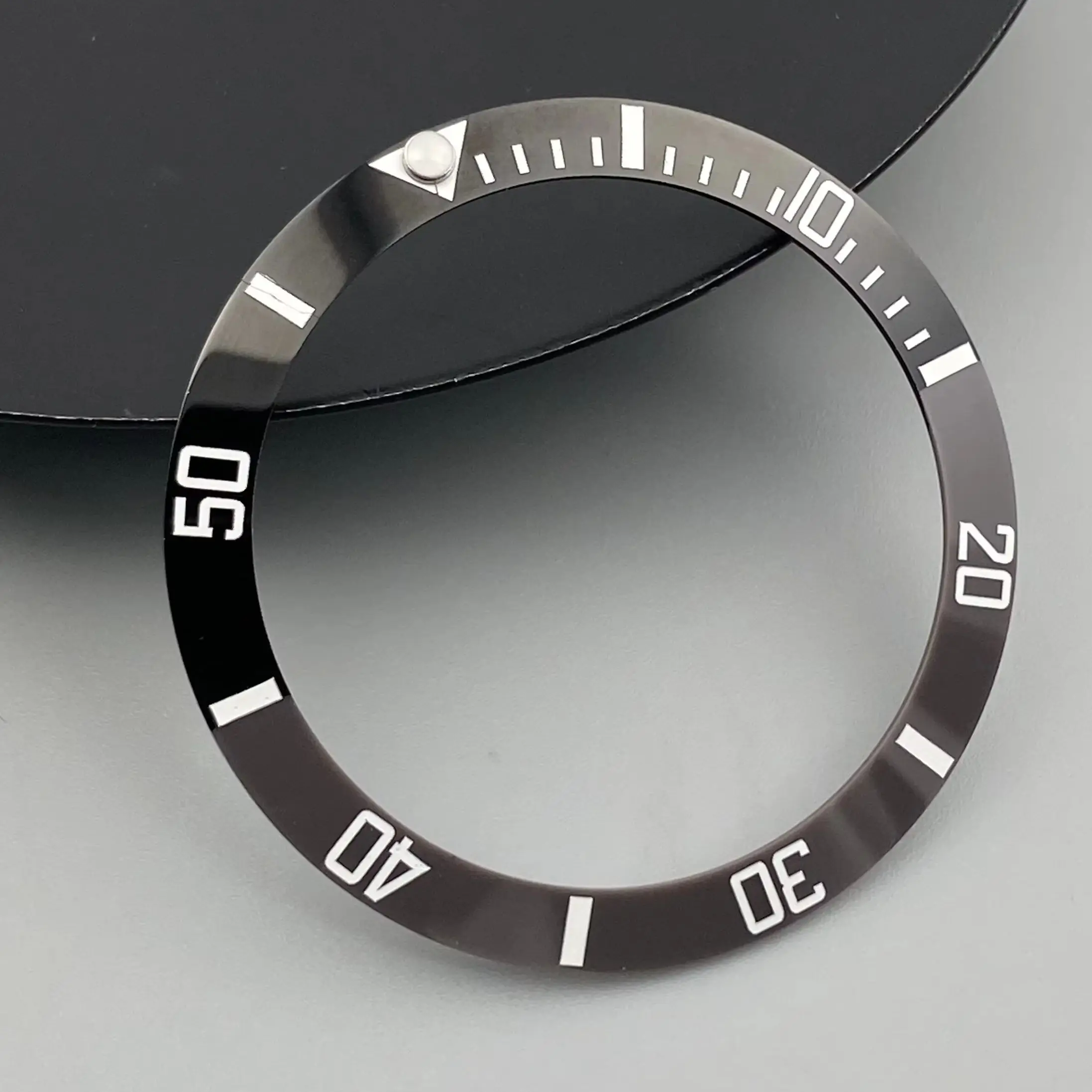 Ceramic & Aluminum Bezel GMT Diving Watch Insert for 40mm Watch Case Replacement