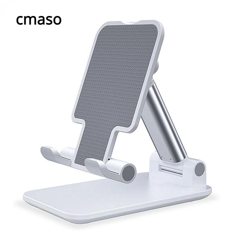 CMAOS  Metal Desktop Tablet Holder Table Cell Foldable Extend Support Desk Mobile Phone Holder Stand For iPhone iPad Adjustable iphone stand