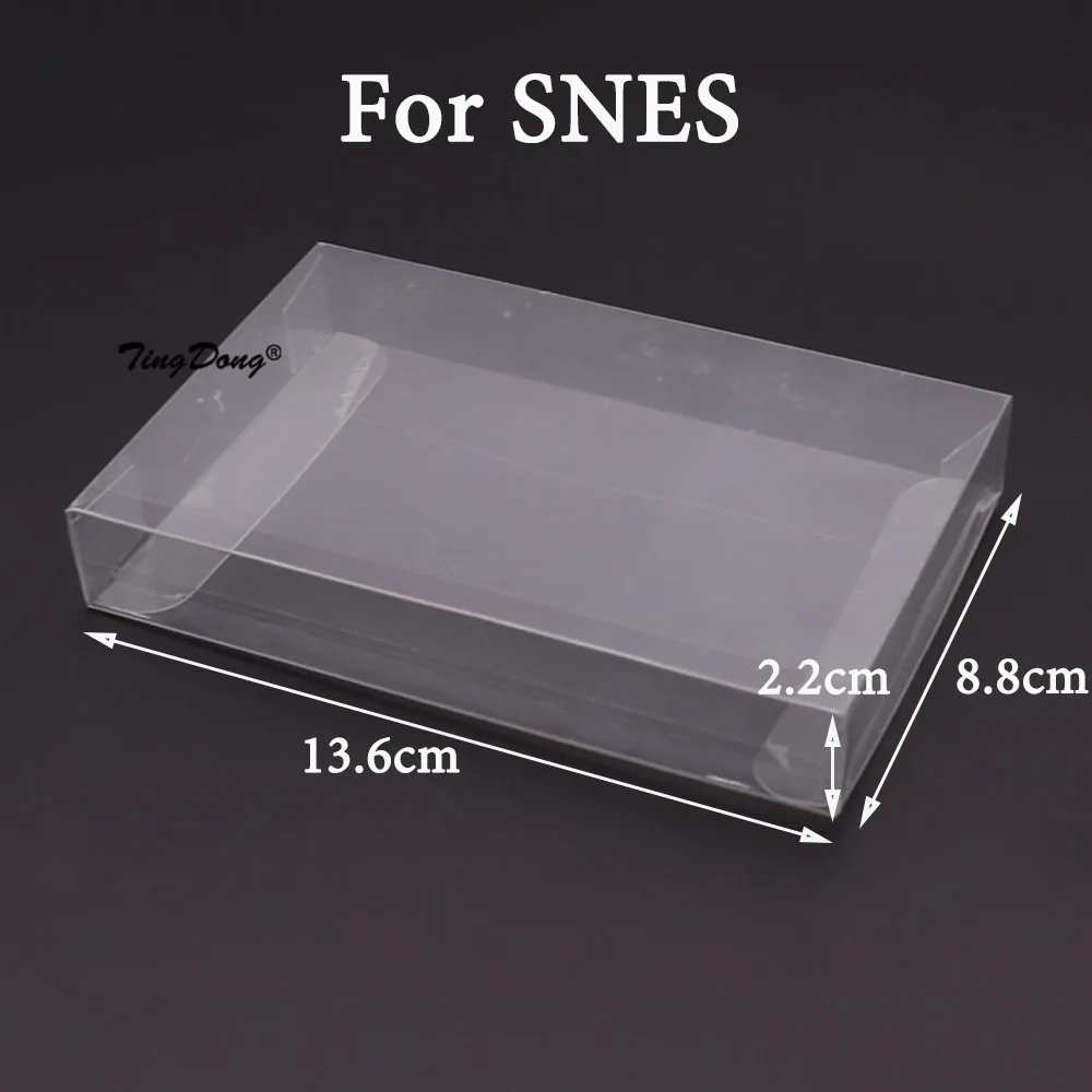 Transparent Clear Cartridge Protective Case Cover For GB GBA GBC SNES N64 NES NGPC Switch Protector Box  For PS5 For PS4 /PS3