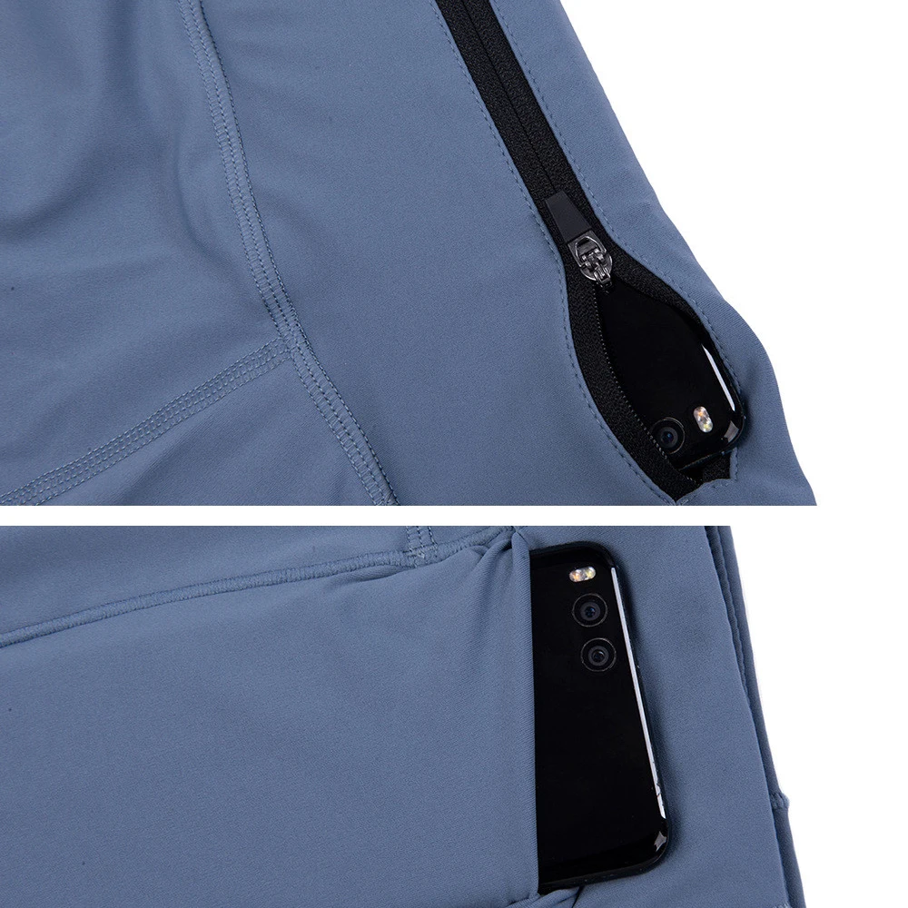 Men Outdoor Running Shorts Pocket GYM Exercise Fitness Leggings Basketball Hiking Trainning Sport Soccer Compression Clothing 71