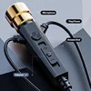 Karaoke HiFi Wired Headphones With Mic Singing Living Headset 3.5mm AUX Heavy Bass Noice Cancelling Earphone 1.2M 3M KTV Music 5