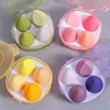 New 4pcs/set Beauty Egg Set Gourd Water Drop Puff Makeup Puff Set Colorful Cushion Cosmestic Sponge Tool Wet and Dry Use 2