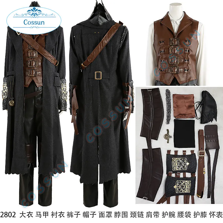 [Personalizzato] Gioco Bloodborne Gehrman Costume Cosplay Abiti Di Halloween Donna Uomo Nuovo Vestito Uniforme
