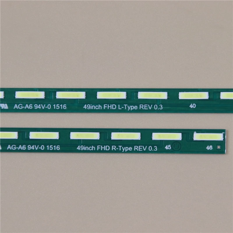 LED 어레이 바 LG 49LF630T 49LF6350 49LX541H 49인치 FHD LR형 LED 백라이트 스트립 MAK63267301 키트 LED 램프 렌즈 밴드