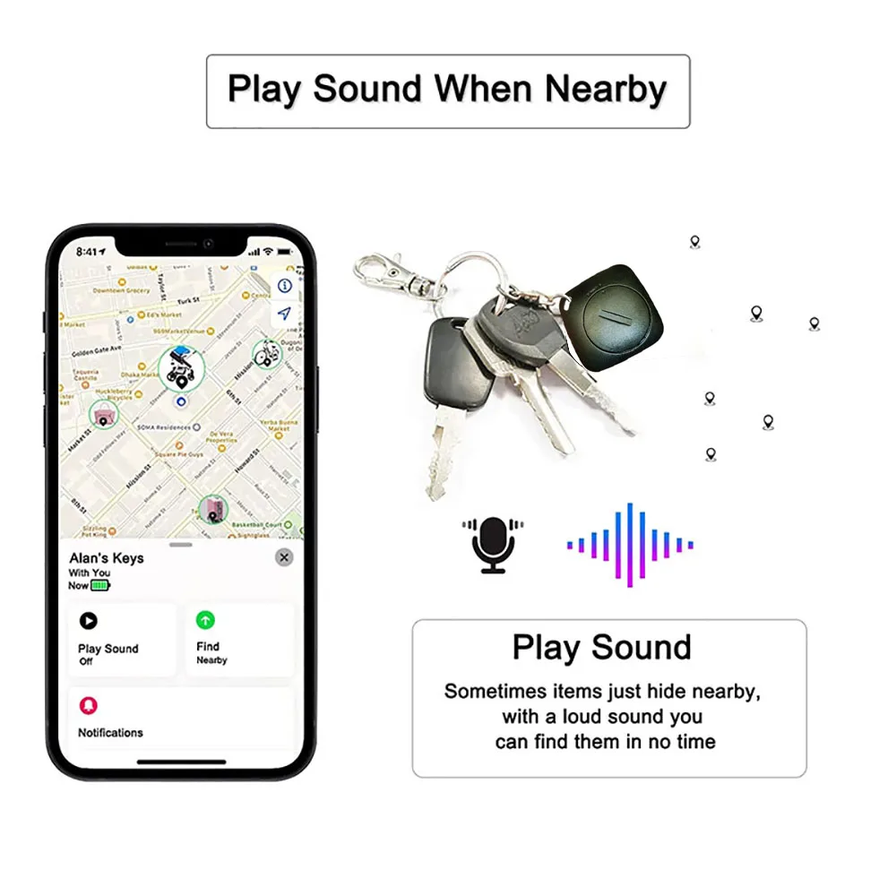 Mini GPS Bluetooth Tracker Key Locator gps tracker,gps locator,key finder,anti lost tracker,bluetooth tracker,bluetooth gps tracker,gps car tracker,bluetooth finder,anti lost alarm for Global Network Apple IOS