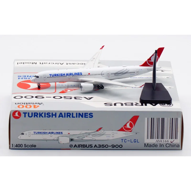 

Литая версия в масштабе 1:400, Турецкие авиалинии, A350-900 TC-LGL, коллекция сувенирных украшений