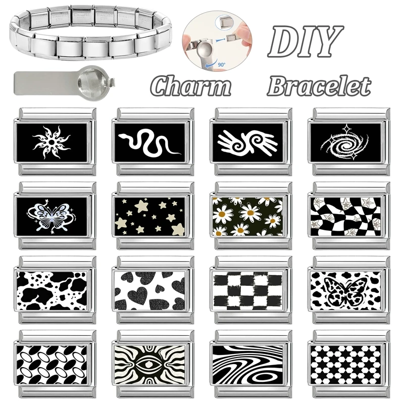 Italian Series Charm 9mm Stainless Steel Jewelry