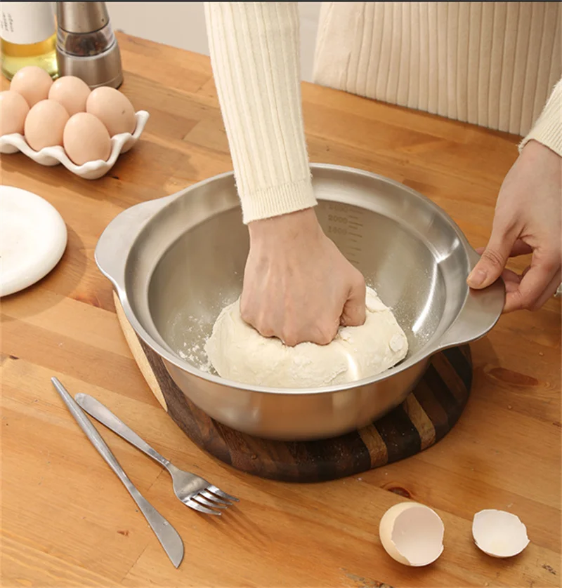 Vegetable washing basin Basket rice washing artifact Fruit filter basin Strainer Kitchen items 304 stainless steel drain basket