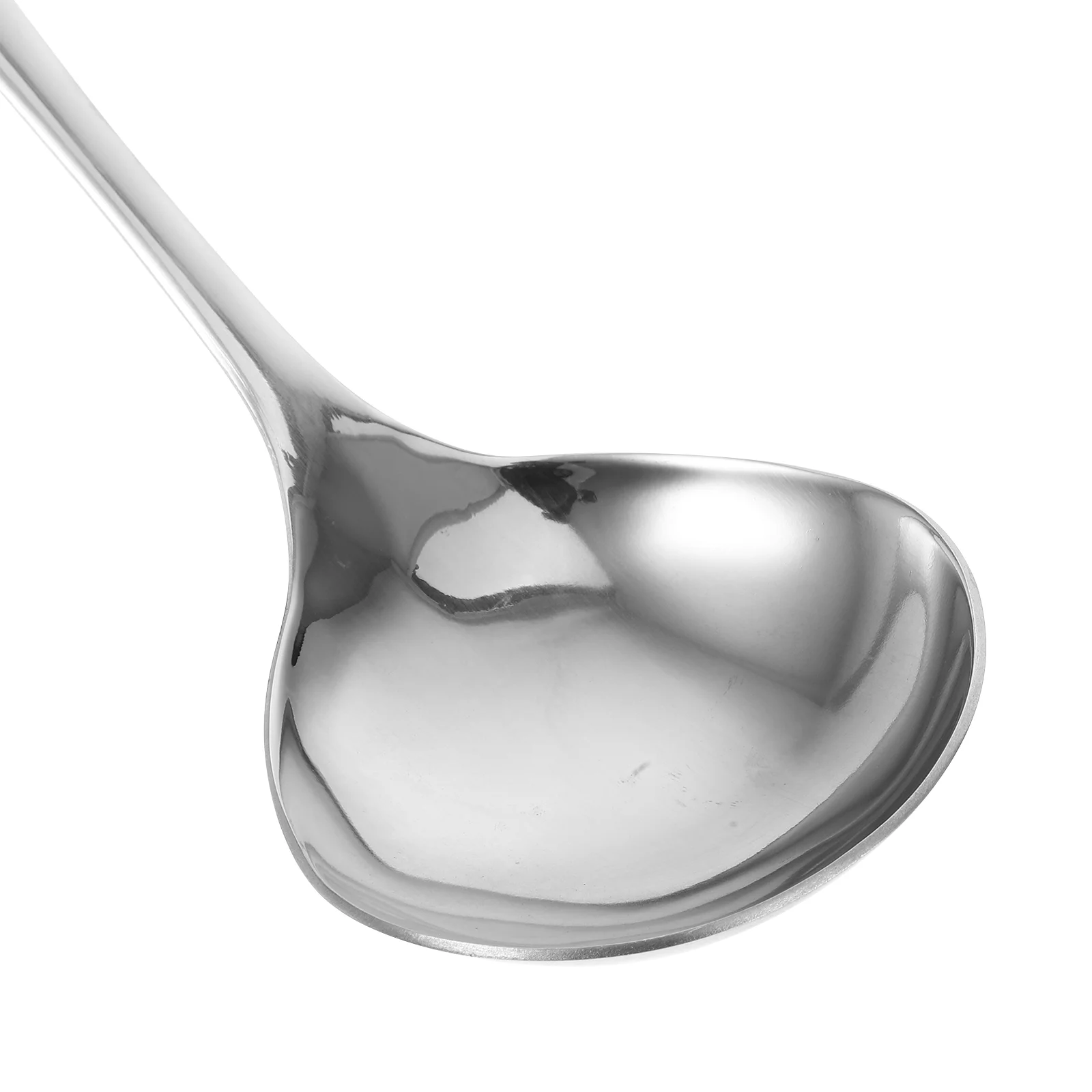 Spoon Stainless Steel Serving Gravy Ladle Sauce Chopsticks Set Dinner Spoons Long Soup Silver Cooking