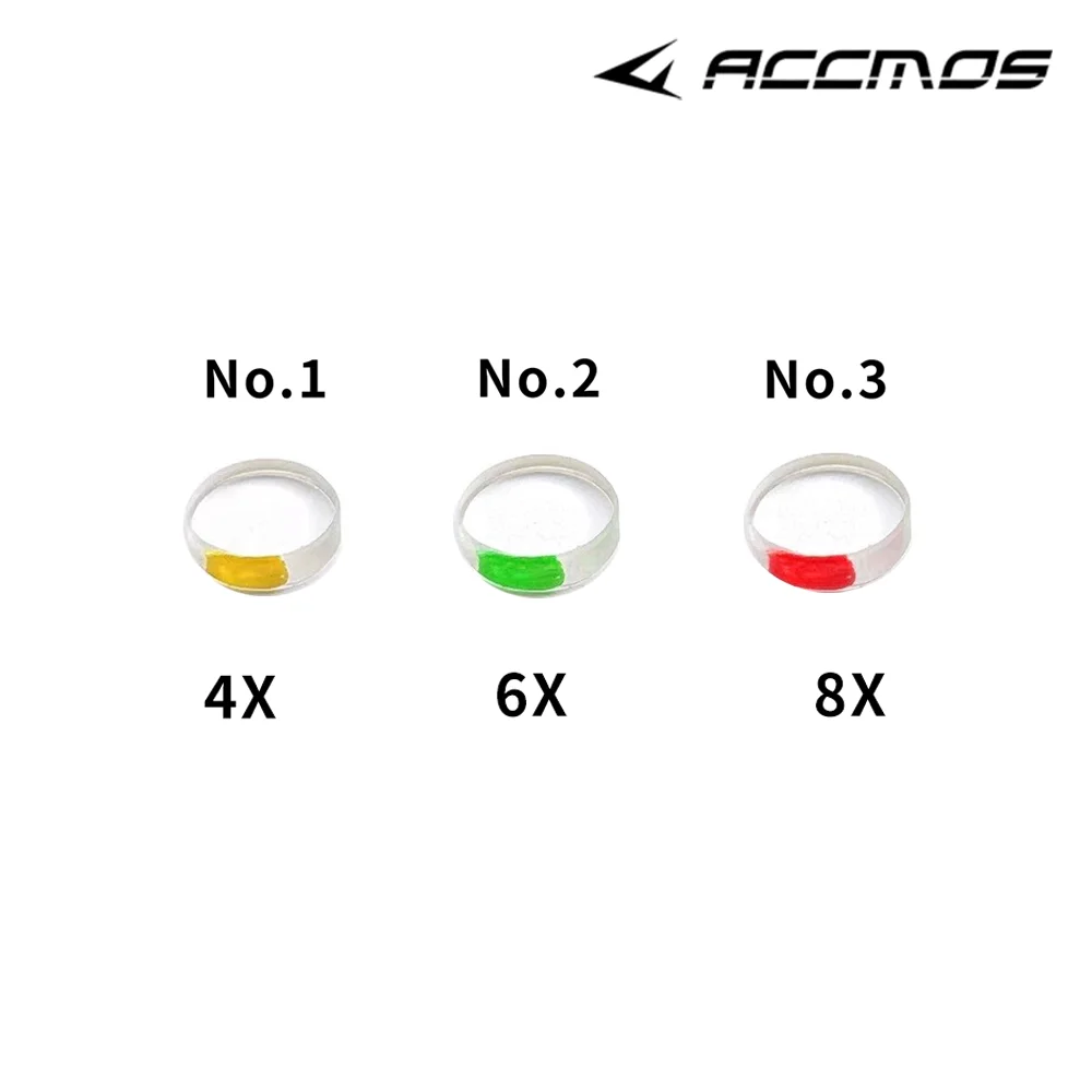 37/45 Degree Archery Peephole Peep Sight Diameter 5.9mm Enlarged Clarifier Lens 4x/6x/8x for Hunting Shooting Target Accessories archery bore sight
