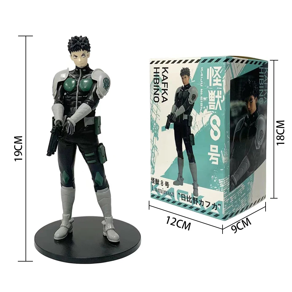 Hot 1-4PCS Amine Kaiju No. 8 Figure Kafka Hibino Mina Ashiro