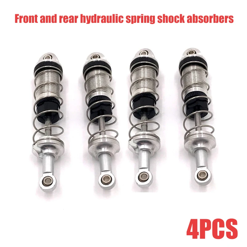 Enhanced RC Car Metal Upgrade Front and Rear Hydraulic Spring Shock Absorbers