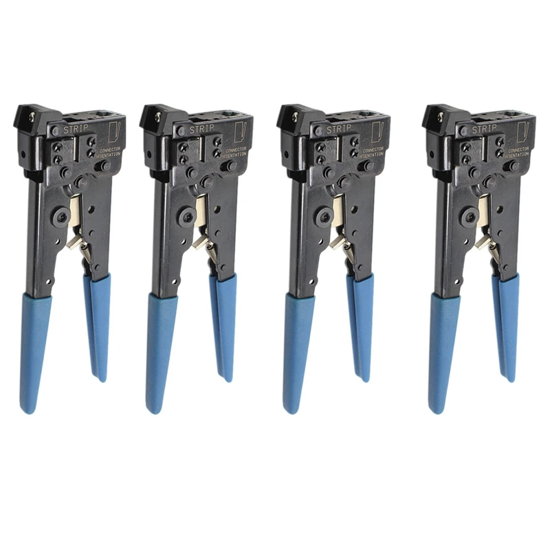 

4X For RJ45 8P8C 8P LAN Ethernet Network Cable Cord Crimper Crimping Tool