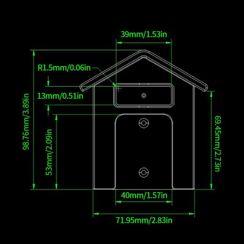 Waterproof Cover for Wireless Doorbell Access Control Rain Cover Protective Box Outdoor Doorbell Without Doorbell wireless doorbell cover