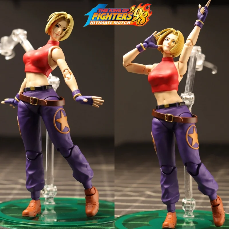 

100% Original Storm Toys SKKF05 Blue Mary THE KING OF FIGHTERS 98 1/12 In Stock Anime Action Collection Figures Model Toys