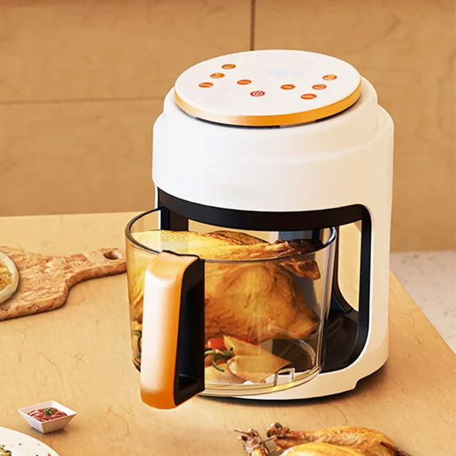 Friggitrice ad aria intelligente 3L friggitrice ad aria da cucina  multifunzionale intelligente senza olio senza fumo forno elettrico da  cucina 220V - AliExpress