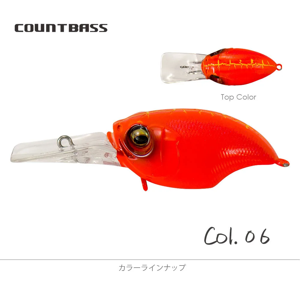 COUNTBASS 38 mm 43 mm 48 mm Kurbelköder Hartplastik Fischwobbler Forellenbarsch Anglerköder – Detail 30