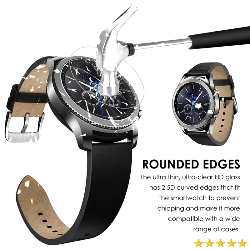 GALAXY GEAR S3 frontier【9Hガラスフィルム】 Amazon.com: Supershieldz (3 Pack) Designed for Samsung Gear