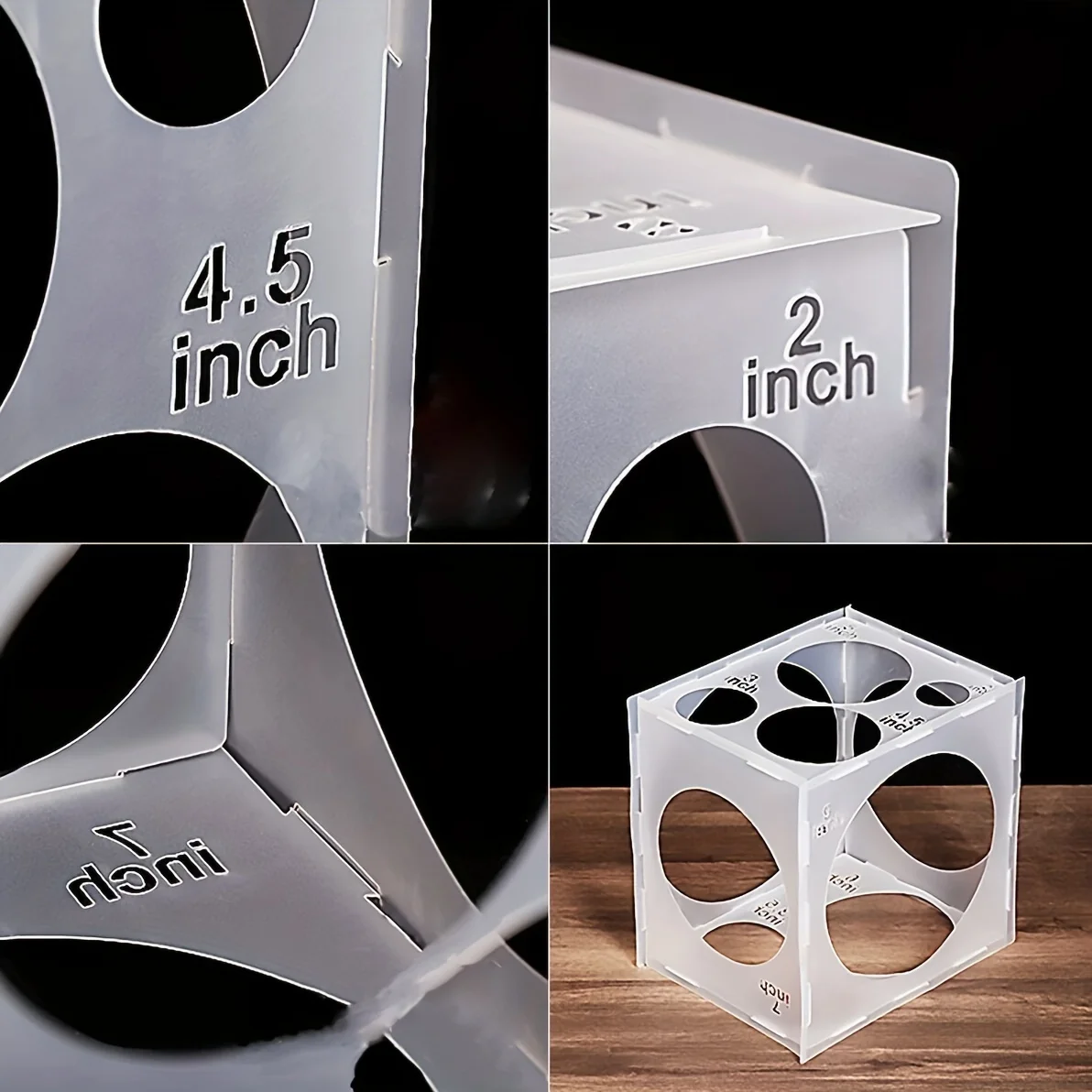 Balloon Size Measurement Box for Holiday Parties