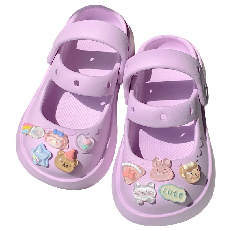 Children's Sandals Cute And Cartoon Kids Boy Girs Garden Shoes Summer Fashionable And Outerwear Slippers for Girls