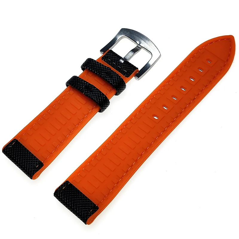 Universal Nylon Fiber Watch Strap - Versatile Rubber Wristband