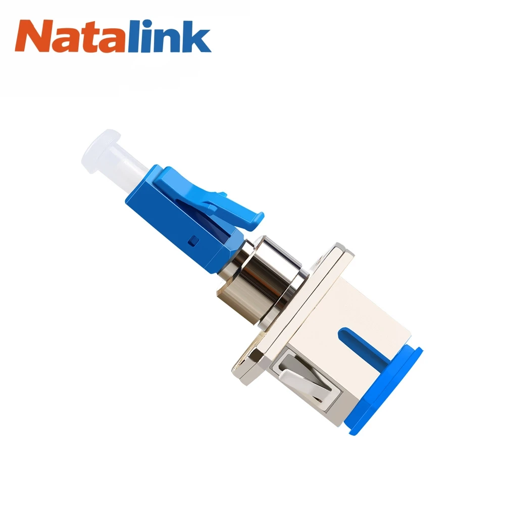 Natalink LC/UPC to SC/UPC Hybrid Fibre Simplex Adapter Coupler for Patch Cord Pigtail Optical Power Meter Red Light Pen FTTH fiber optic adapter