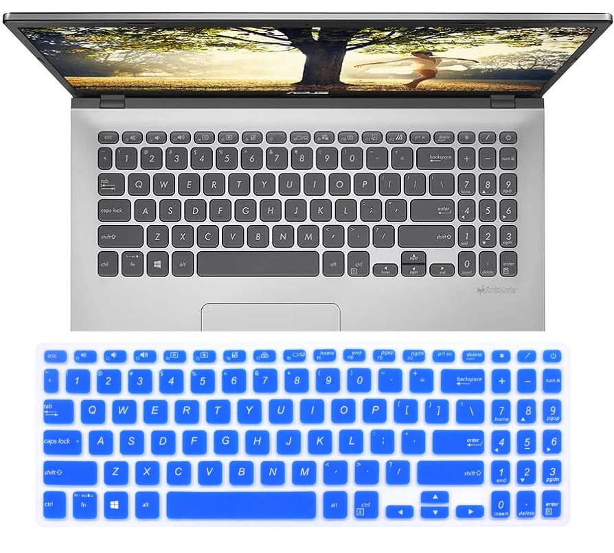 Силиконовый защитный чехол для клавиатуры ASUS VivoBook 15 F515 F515JA F515EA M515 M515UA F512 FA JA S512 F512DA R564 JA X509 X509FA
